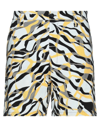 Roberto Cavalli Denim Shorts In Yellow
