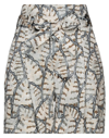 Manila Grace Woman Shorts & Bermuda Shorts Beige Size 6 Polyester, Viscose, Cotton, Polyamide In Beige
