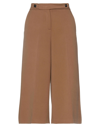 Pinko Cropped Pants In Brown