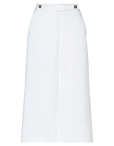 Pinko Cropped Pants In White