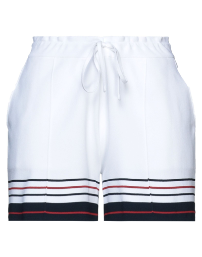 Thom Browne Woman Shorts & Bermuda Shorts Ivory Size 4 Viscose, Polyester In White