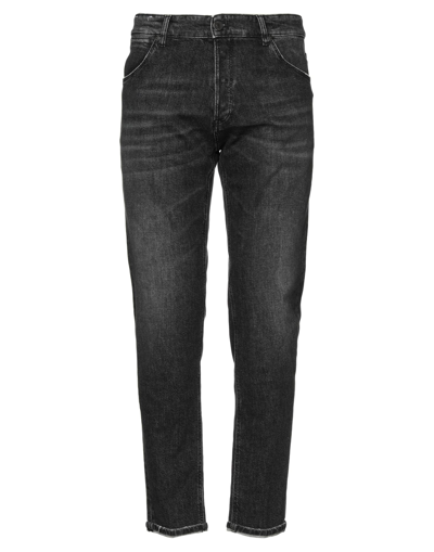 Pt Torino Man Jeans Steel Grey Size 32 Cotton, Elastane