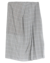 Agnona Midi Skirts In Grey