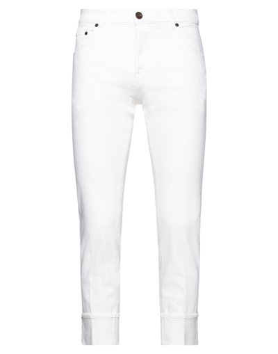 PT TORINO PT TORINO MAN JEANS WHITE SIZE 28 COTTON, ELASTANE