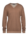 Daniele Fiesoli Sweaters In Camel