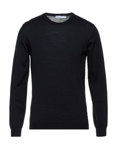Gazzarrini Man Sweater Midnight Blue Size Xl Merino Wool, Acrylic