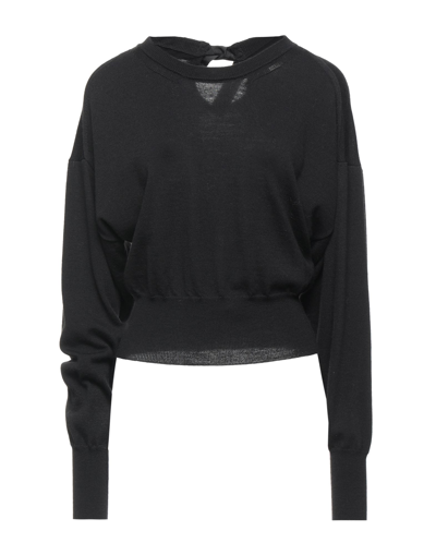 Semicouture Sweaters In Black