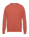 C.p. Company Sweaters In Rust