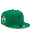 NEW ERA MEN'S X COMPOUND KELLY GREEN BOSTON CELTICS PLAY FOR CHANGE OTC 59FIFTY FITTED HAT