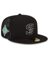 New Era Men's Black Chicago White Sox 2022 Spring Training Low Profile 59fifty Fitted Hat In Black