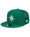 NEW ERA MEN'S GREEN SEATTLE MARINERS 2022 ST. PATRICK'S DAY ON-FIELD 59FIFTY FITTED HAT