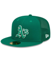 NEW ERA MEN'S GREEN OAKLAND ATHLETICS 2022 ST. PATRICK'S DAY ON-FIELD 59FIFTY FITTED HAT