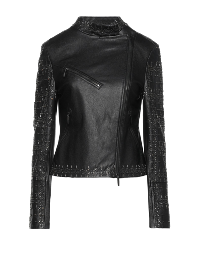Alberta Ferretti Jackets In Black