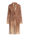 Pierantonio Gaspari Overcoats In Brown