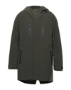 Woolrich Overcoats In Green
