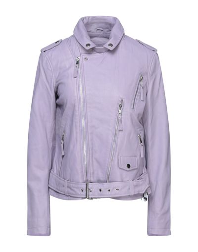 Be Edgy Jackets In Lilac