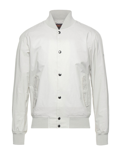 Woolrich Jackets In Light Grey