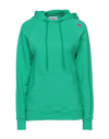 THE EDITOR THE EDITOR WOMAN SWEATSHIRT GREEN SIZE XS COTTON, POLYESTER