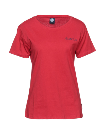 North Sails T-shirts In Red