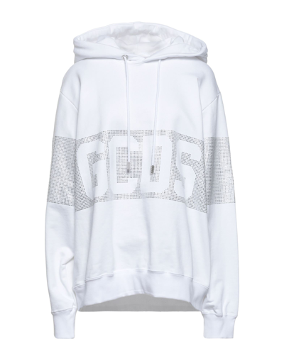 Gcds Sweatshirts In White