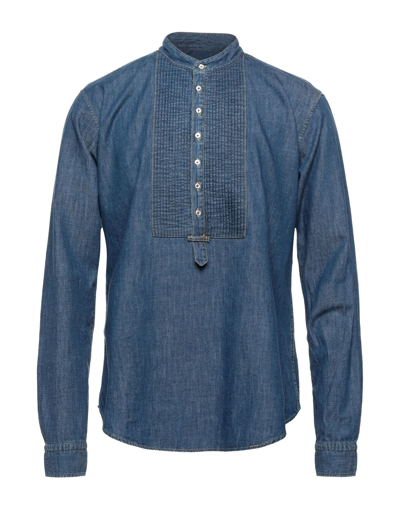 Brian Dales Denim Shirts In Blue