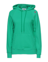 THE EDITOR THE EDITOR WOMAN SWEATSHIRT GREEN SIZE XS COTTON, POLYESTER