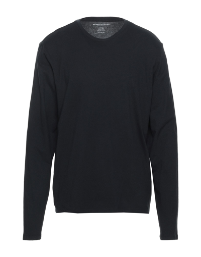 Majestic T-shirts In Black