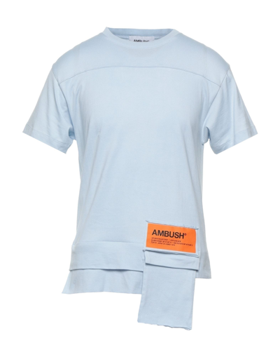 Ambush T-shirts In Sky Blue