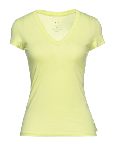 Armani Exchange T-shirts In Green