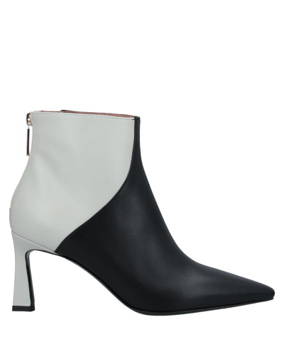 Pollini Ankle Boots In Black