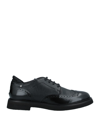 Pollini Lace-up Shoes In Black