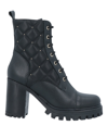Pollini Ankle Boots In Black