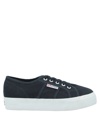 Superga Woman Sneakers Midnight Blue Size 6 Textile Fibers