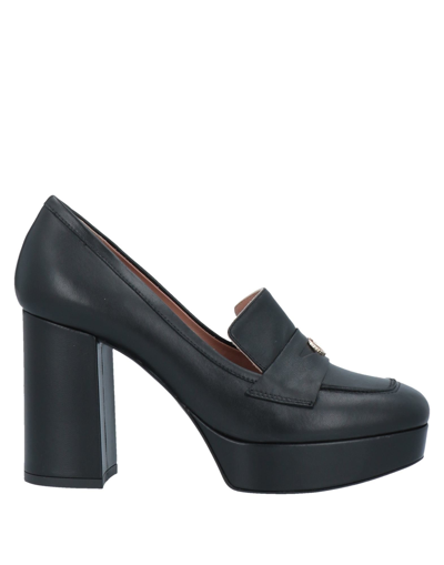 Pollini Loafers In Black