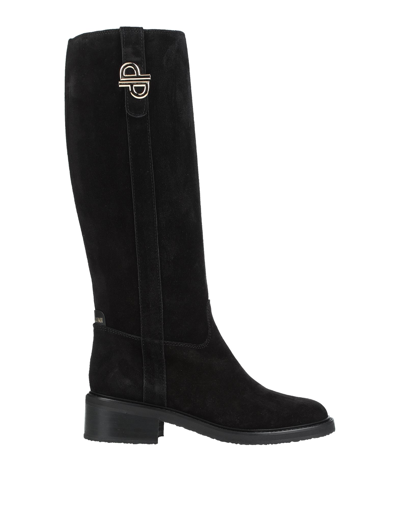 Pollini Knee Boots In Black