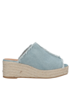 Castaã±er Espadrilles In Pastel Blue