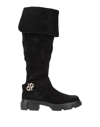 Pollini Knee Boots In Black