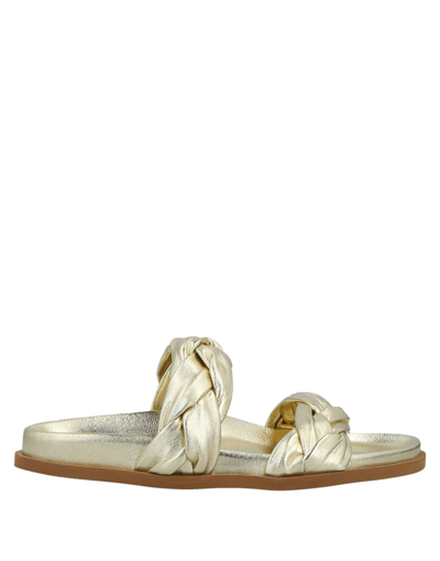 Ilio Smeraldo Sandals In Gold