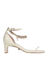 Ilio Smeraldo Sandals In Ivory