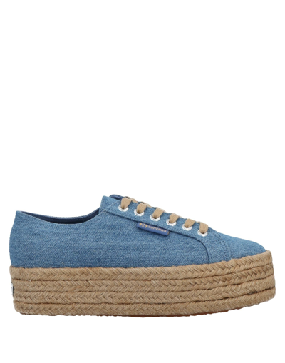 Superga Espadrilles In Slate Blue