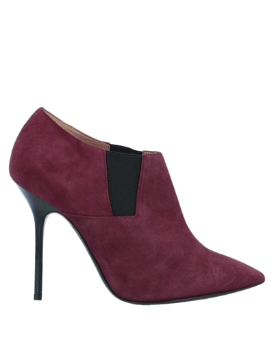 Pollini Ankle Boots In Red