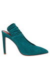 Santoni Pumps In Deep Jade