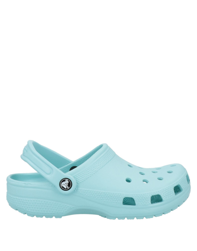 Crocs Woman Mules & Clogs Sky Blue Size 8 Rubber