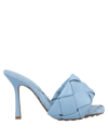 Bottega Veneta Sandals In Azure