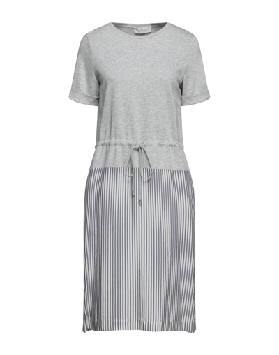 Accuà By Psr Midi Dresses In Light Grey
