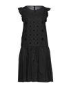 Manila Grace Midi Dresses In Black