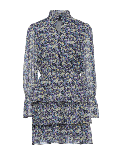 Pinko Short Dresses In Purple