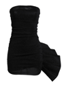 5rue Short Dresses In Black