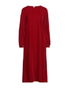 L'autre Chose Midi Dresses In Red