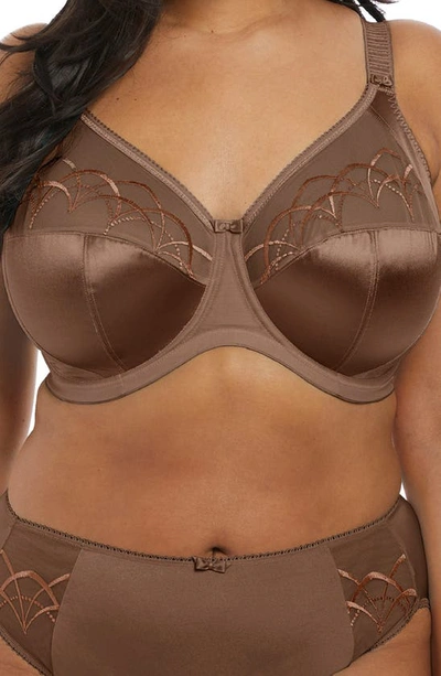 Elomi 'cate' Underwire Bra In Pecan